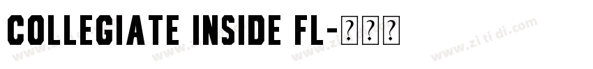 Collegiate Inside FL字体转换